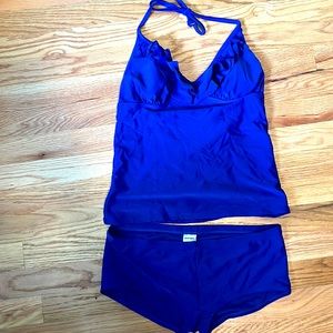 Old Navy small blue two piece swimsuit